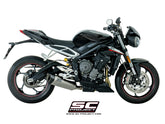 SC Project SC1-R Titanium Exhaust - STREET TRIPLE 765 -S/R/RS (2017 - 19)